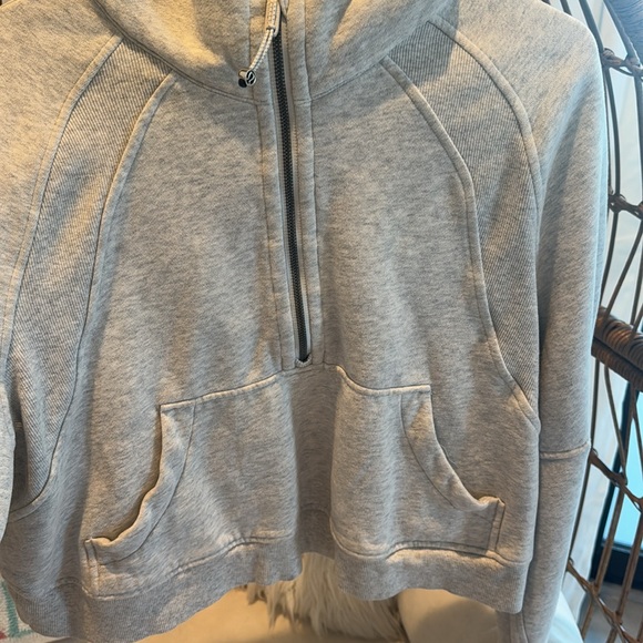 lululemon athletica Gray half zip Hoodie Jacket M/L - Picture 7 of 7